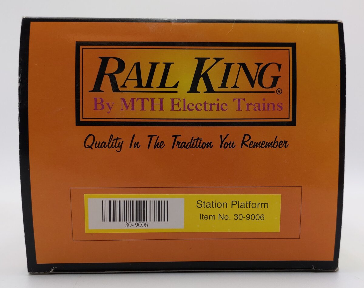 MTH 30-9006 O Gauge Passenger Station Platform (Gray Roof/Brown Base) EX/Box