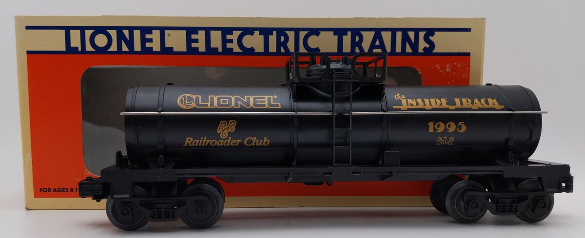 Lionel 6-19935 O Gauge Railroader Club Single-Dome Tank Car LN/Box
