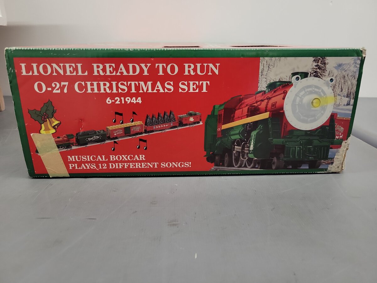 Lionel 6-21944 O Gauge Celebrate A Lionel Christmas Steam Locomotive Set EX/Box