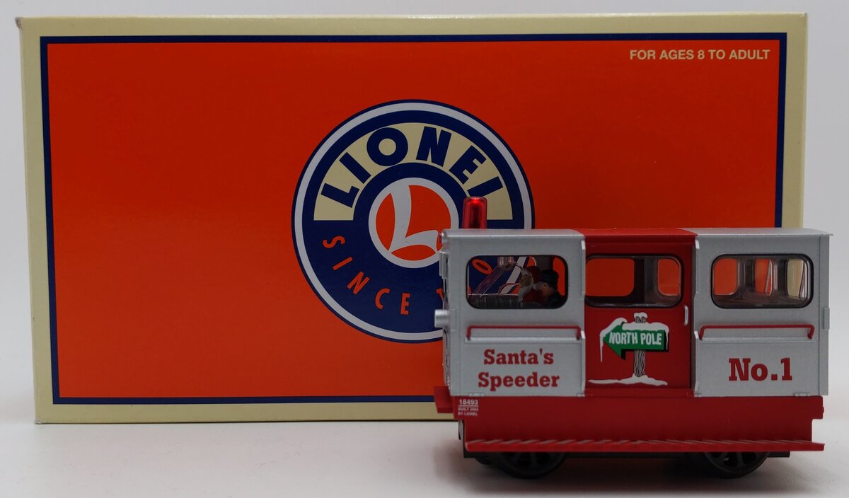 Lionel 6-18493 O Gauge Santa's Speeder #1 EX/Box