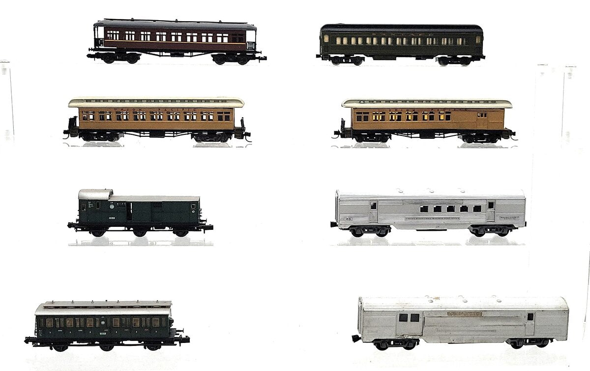 Arnold, Bachmann, & Other N Scale Assorted Passenger Cars [8] EX