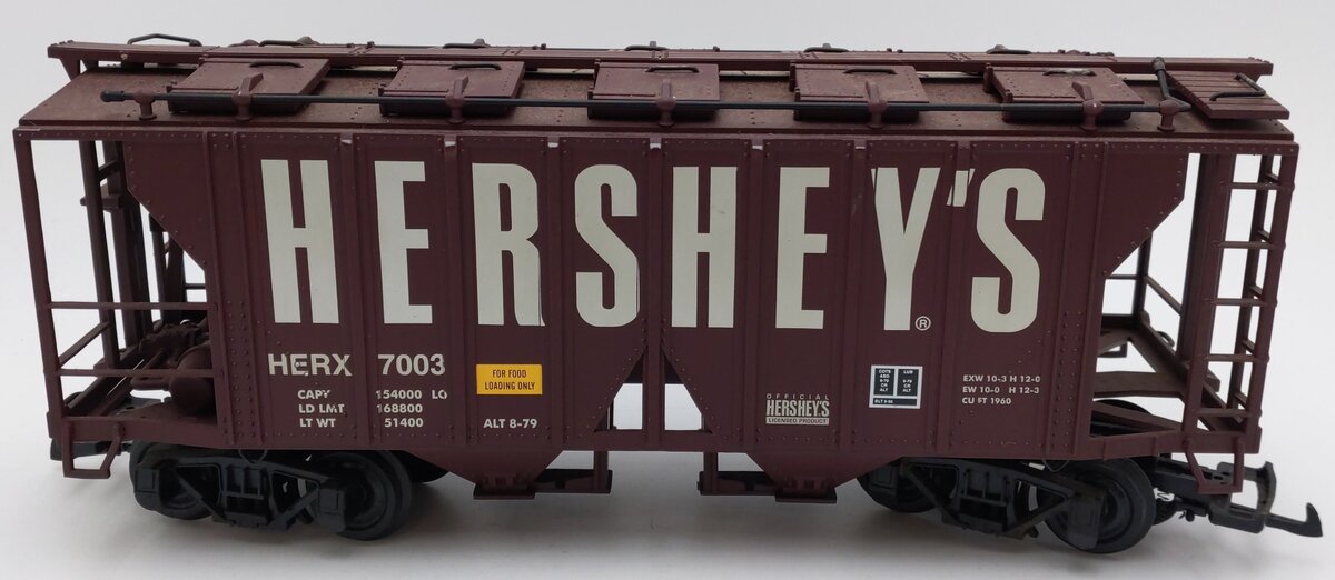 Aristo-Craft 41222 G Scale Hershey Covered Hopper #7003 VG