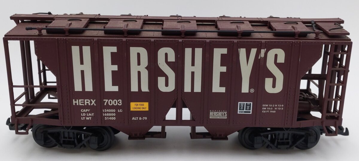 Aristo-Craft 41222 G Scale Hershey Covered Hopper #7003 VG