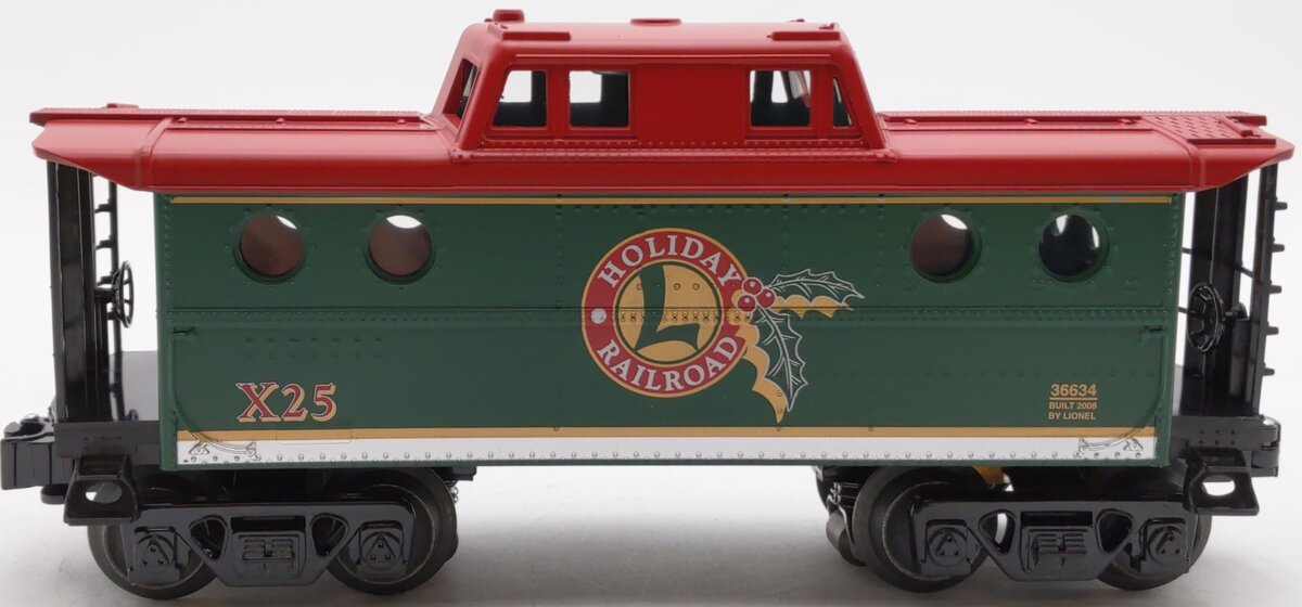 Lionel 6-36634 O Gauge Holiday Porthole Caboose LN/Box
