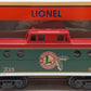 Lionel 6-36634 O Gauge Holiday Porthole Caboose LN/Box