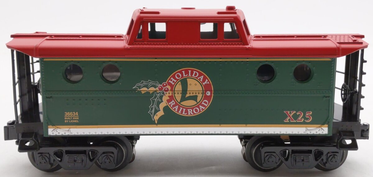 Lionel 6-36634 O Gauge Holiday Porthole Caboose LN/Box