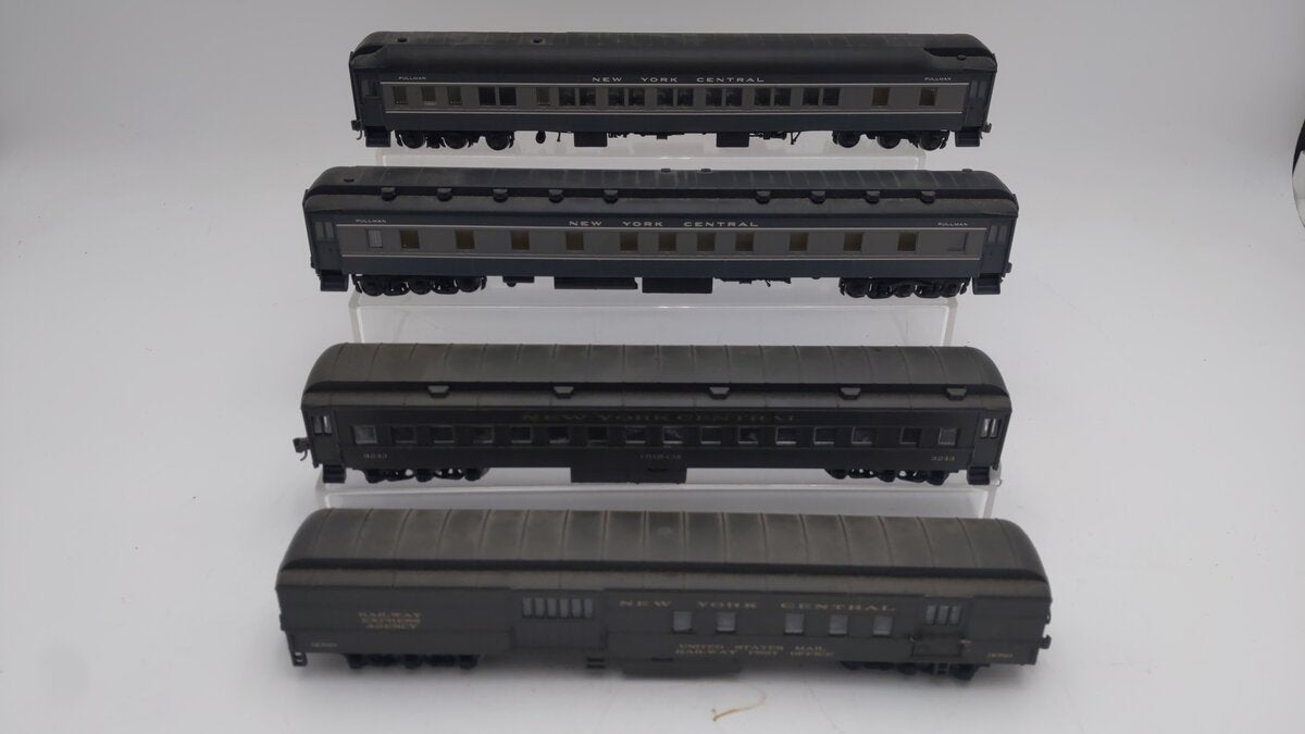 HO Scale New York Central Assorted Passenger Cars: 3089, 3243 [4] VG