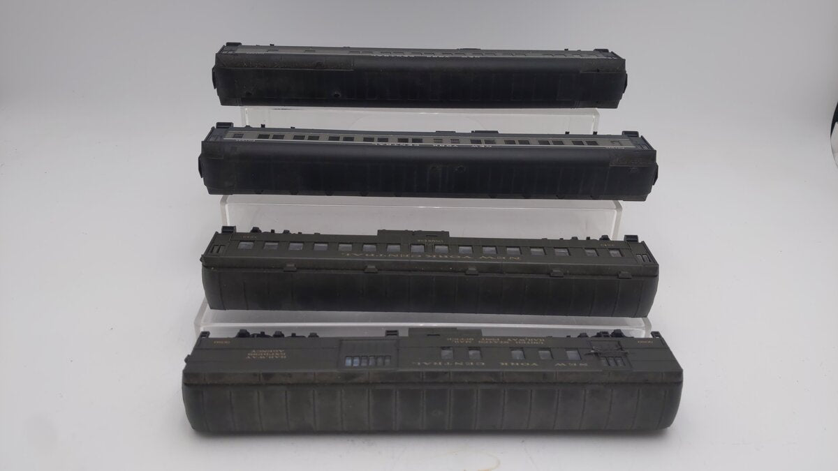 HO Scale New York Central Assorted Passenger Cars: 3089, 3243 [4] VG