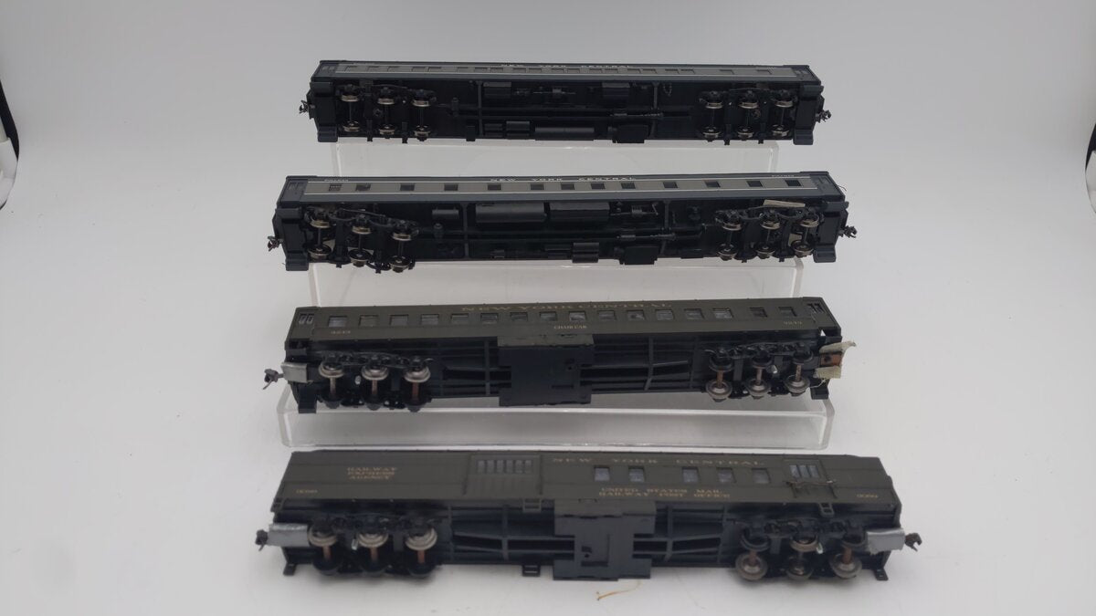 HO Scale New York Central Assorted Passenger Cars: 3089, 3243 [4] VG