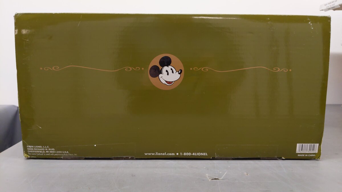 Lionel 6-30054 O 2006 World of Disney Limited Edition O Gauge Steam Train Set EX/Box