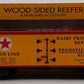 K-Line K742-1891 O Gauge Pennsylvania Woodside Reefer w/ Billboard #611085 EX/Box