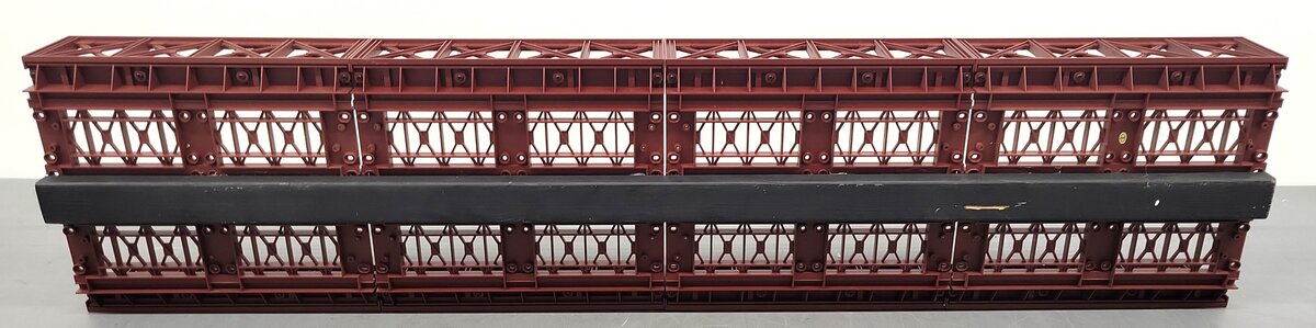 MTH 40-1059 O Gauge Custom Rust Colored Girder Bridges (No Piers) VG