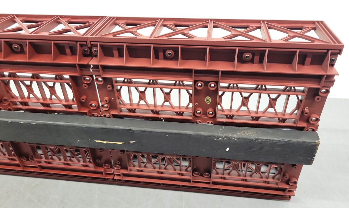 MTH 40-1059 O Gauge Custom Rust Colored Girder Bridges (No Piers) VG