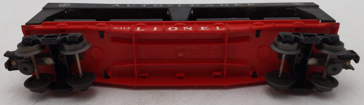 Lionel 6414 Vintage O Gauge Postwar Evans Autoloader with 3 Automobiles VG