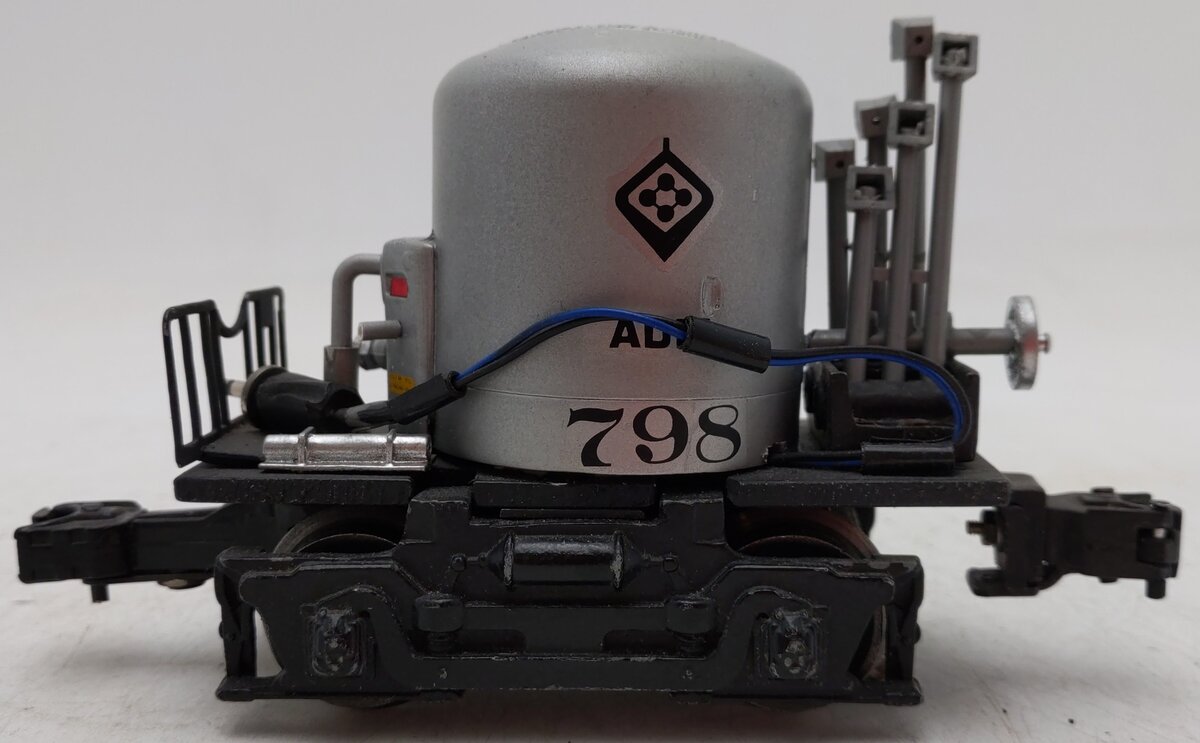 Custom Built O Gauge ADM Transportation Flat Car w/ Tank #798 VG