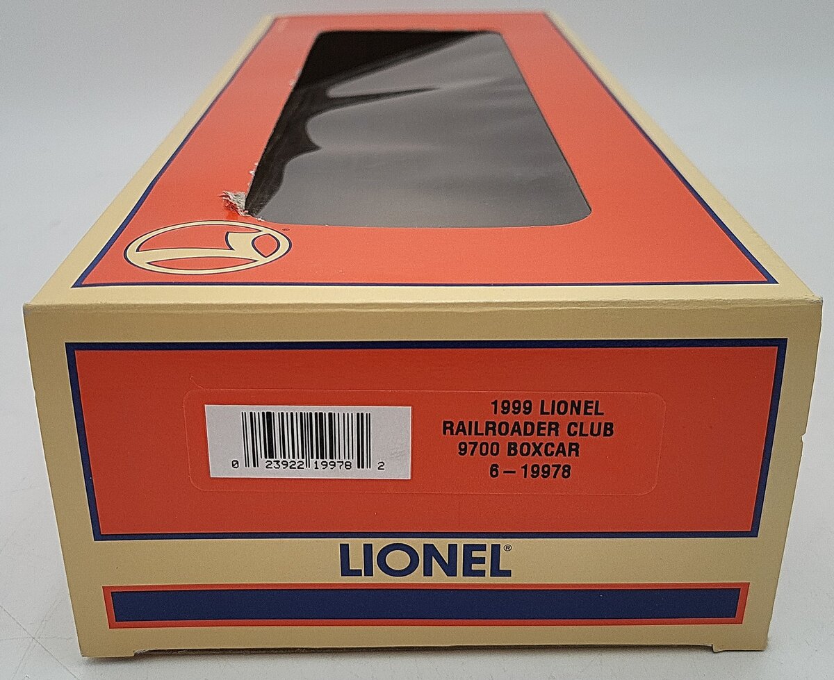 Lionel 6-19978 Lionel RR Club Gold Member Boxcar Set EX/Box
