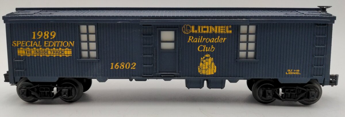 Lionel 6-16802 O Gauge Lionel Railroader Club Tool Car #16802 VG/Box