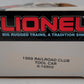 Lionel 6-16802 O Gauge Lionel Railroader Club Tool Car #16802 VG/Box