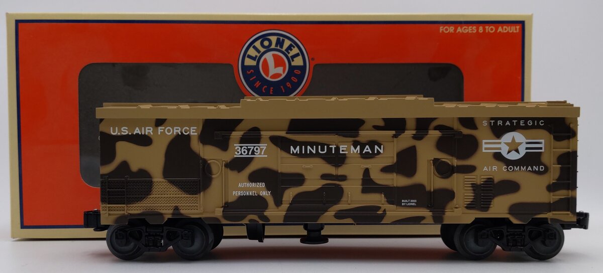 Lionel 6-36797 O Gauge Operation Iraqi Freedom Minuteman Missile Car LN/Box