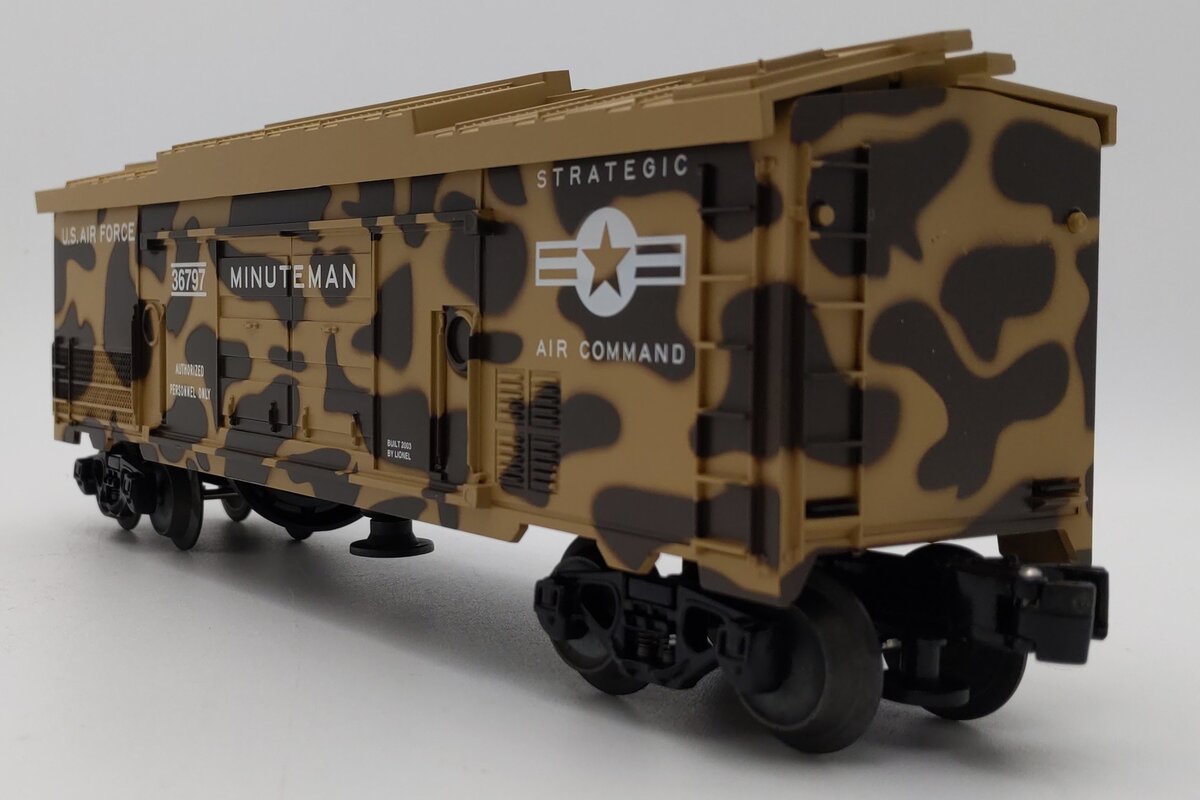 Lionel 6-36797 O Gauge Operation Iraqi Freedom Minuteman Missile Car LN/Box
