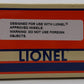 Lionel 6-36797 O Gauge Operation Iraqi Freedom Minuteman Missile Car LN/Box