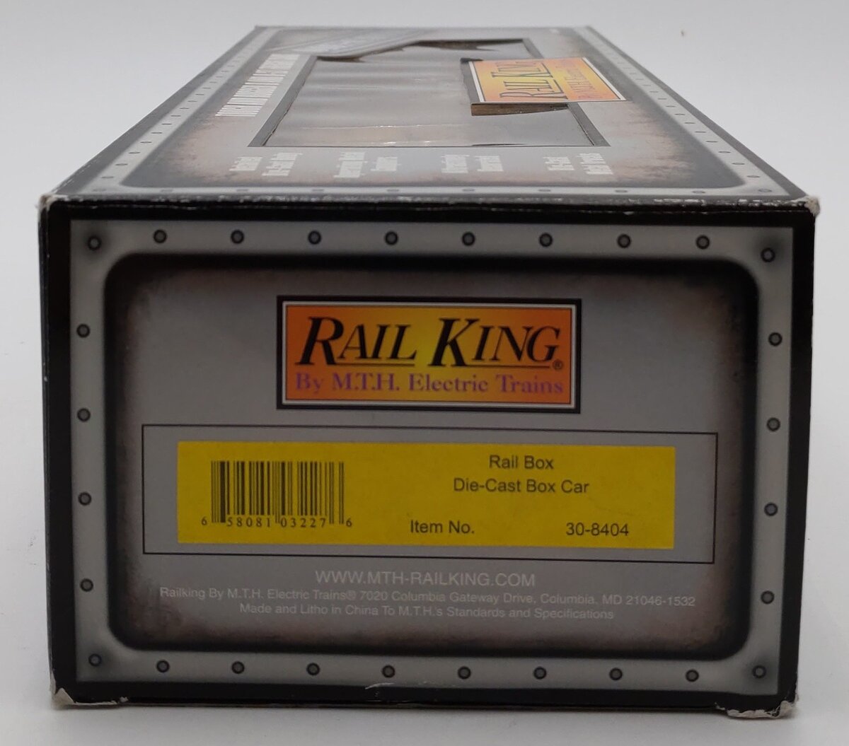MTH 30-8404 Rail Box Diecast Boxcar LN/Box