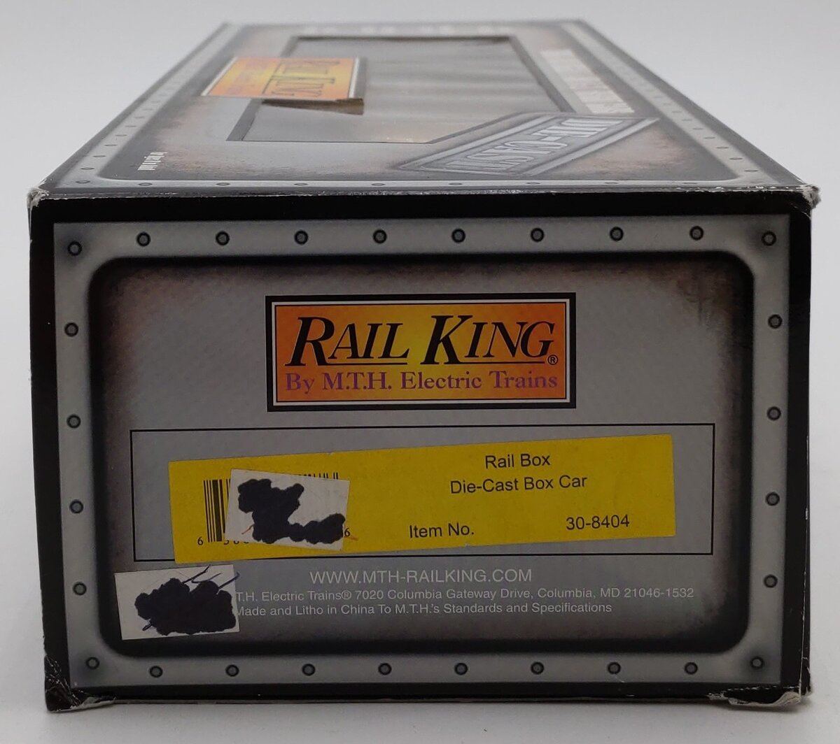 MTH 30-8404 Rail Box Diecast Boxcar LN/Box