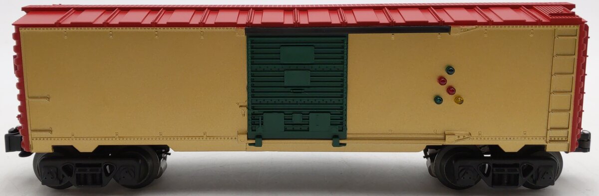 Lionel 6-26706 O Gauge Lighted Christmas Boxcar #9700 EX