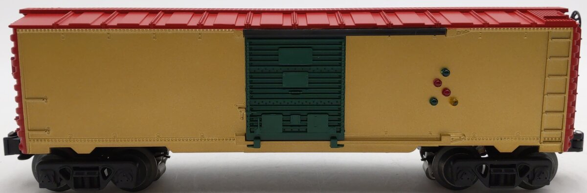 Lionel 6-26706 O Gauge Lighted Christmas Boxcar #9700 EX