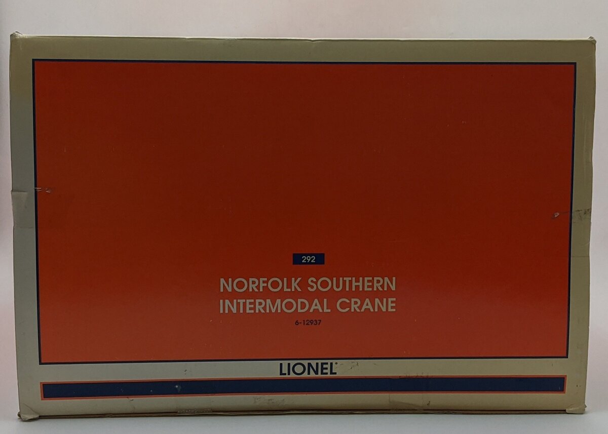 Lionel 6-12937 O Norfolk Southern Intermodal Crane EX/Box