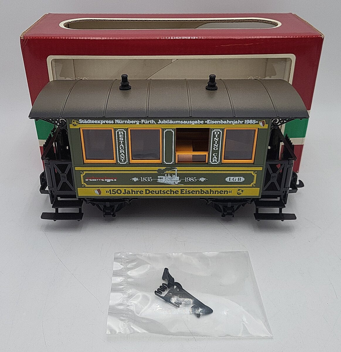 LGB 3013 G 150th Anniversary Deutsche Eisenbahnen Pass. Car EX/Box