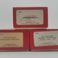 S. Soho & Co. 1610, 1601, & 1605 HO Scale Assorted Passenger Car Boxes: [3] VG/Box