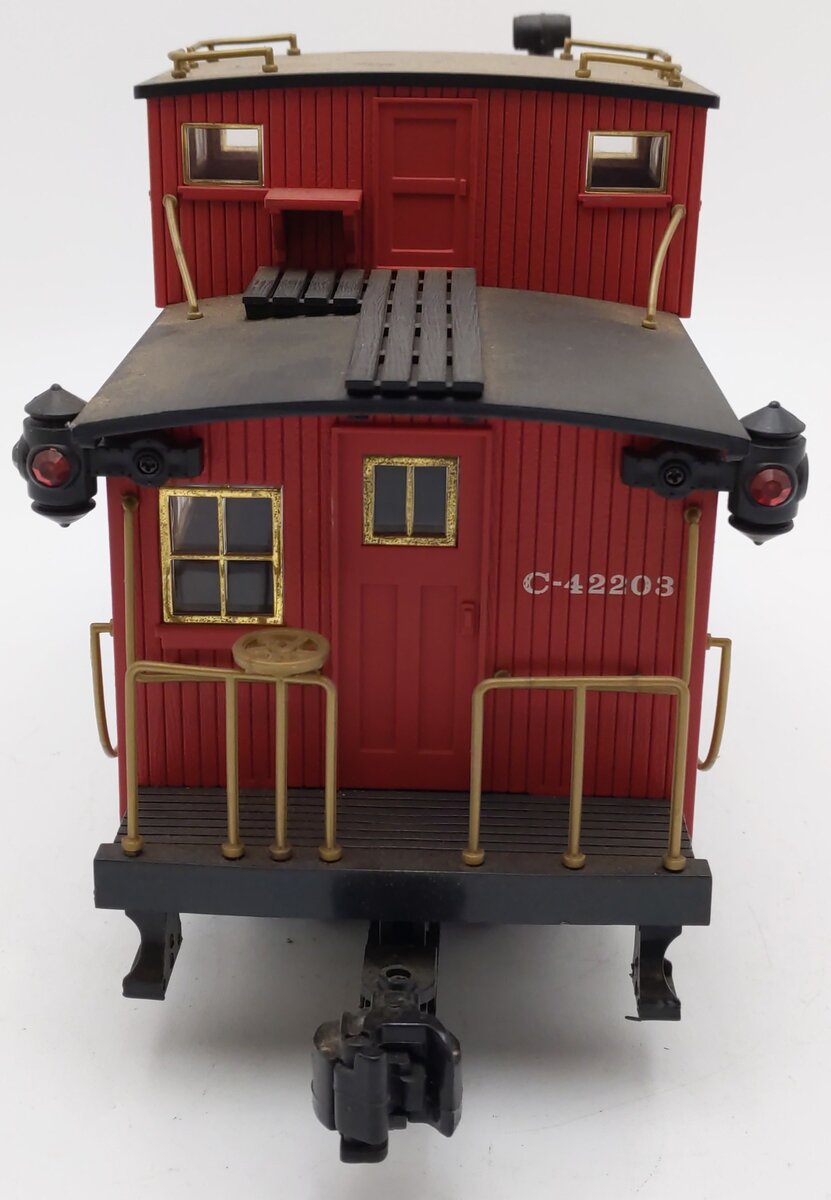 Aristo-Craft 42203 G Scale New York, New Haven & Hartford Bobber Caboose C-42203 VG