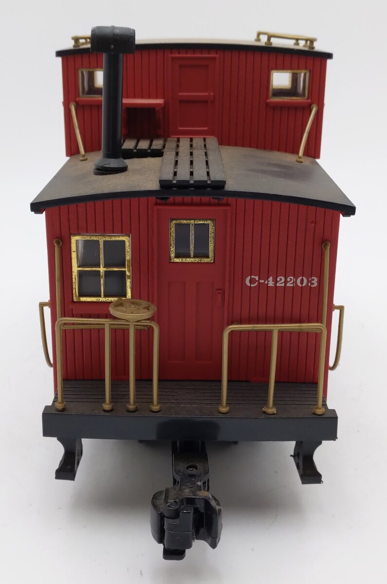 Aristo-Craft 42203 G Scale New York, New Haven & Hartford Bobber Caboose C-42203 VG