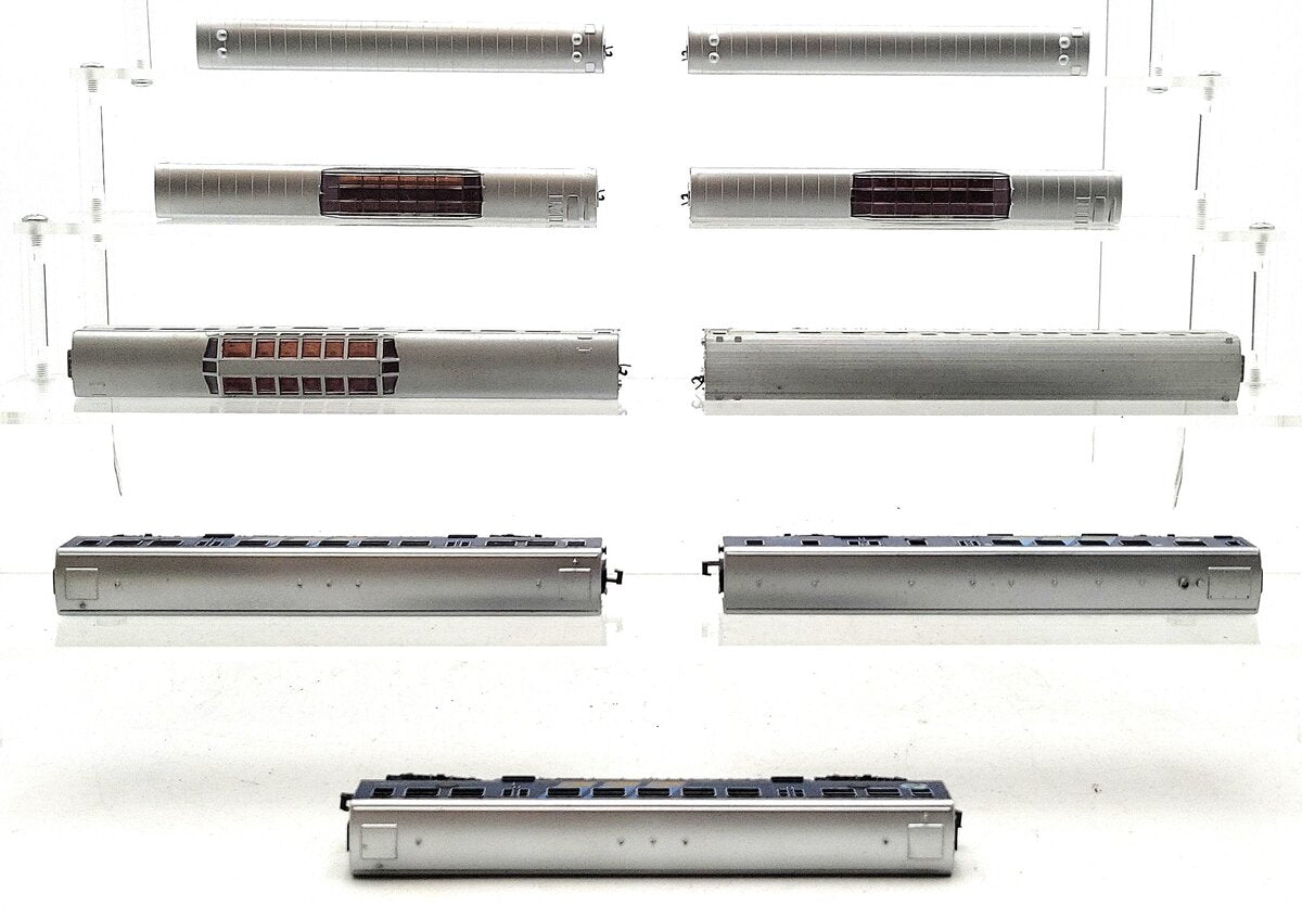 Model Power & Trix N Scale Assorted Passenger Cars [9] EX
