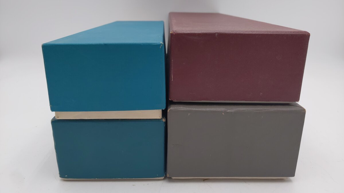 Lambert, Railway Classics, & Great Brass Fleet HO Scale Assorted Brass Boxes [4] VG/Box
