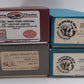 Lambert, Railway Classics, & Great Brass Fleet HO Scale Assorted Brass Boxes [4] VG/Box