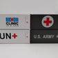 Evemodel O Scale Medical Aid 20ft Shipping Containers [4] EX