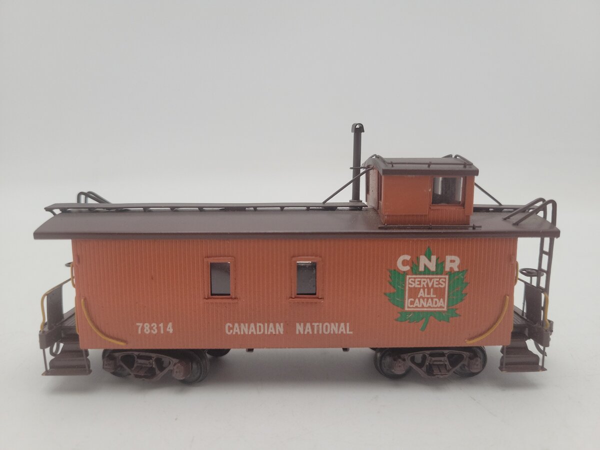 V-H Models HO Scale CUSTOM BRASS Canadian National Railroad Caboose #78314 VG