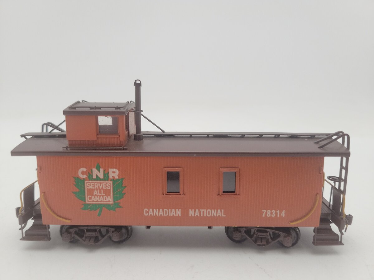 V-H Models HO Scale CUSTOM BRASS Canadian National Railroad Caboose #78314 VG