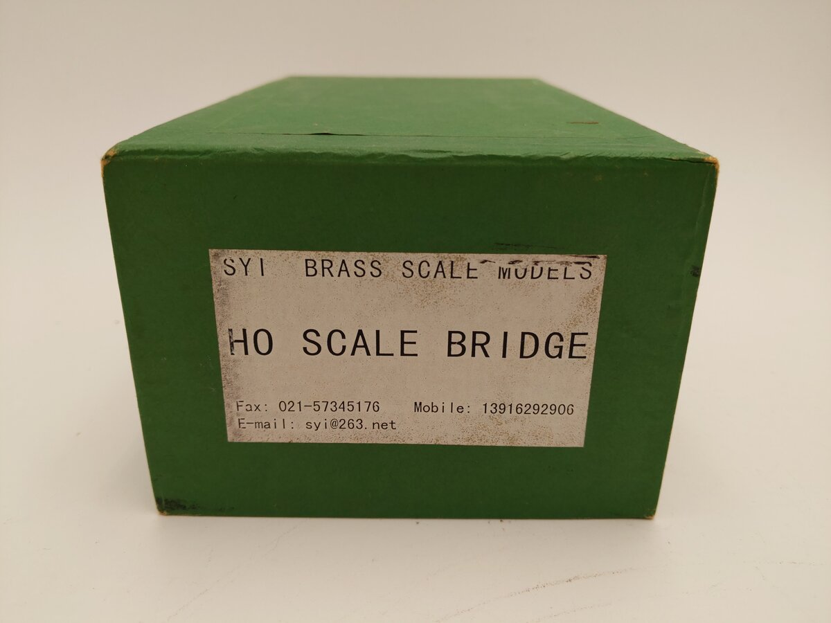 SYI Brass HO Scale BRASS Girder Bridge -F/P LN/Box