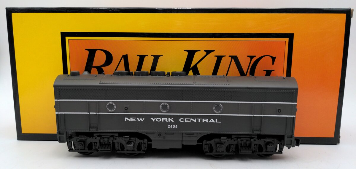 MTH 30-2010-3 O Scale NYC F-3 Non-Powered B Unit Diesel Engine #2404 LN/Box