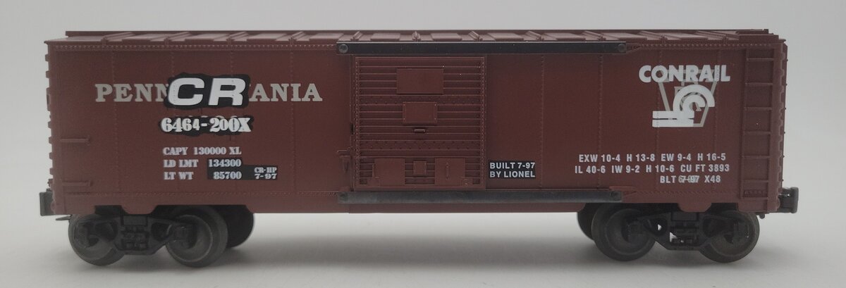Lionel 6-19288 O Gauge Pennsylvania/Conrail Boxcar # 6464-200 LN/Box