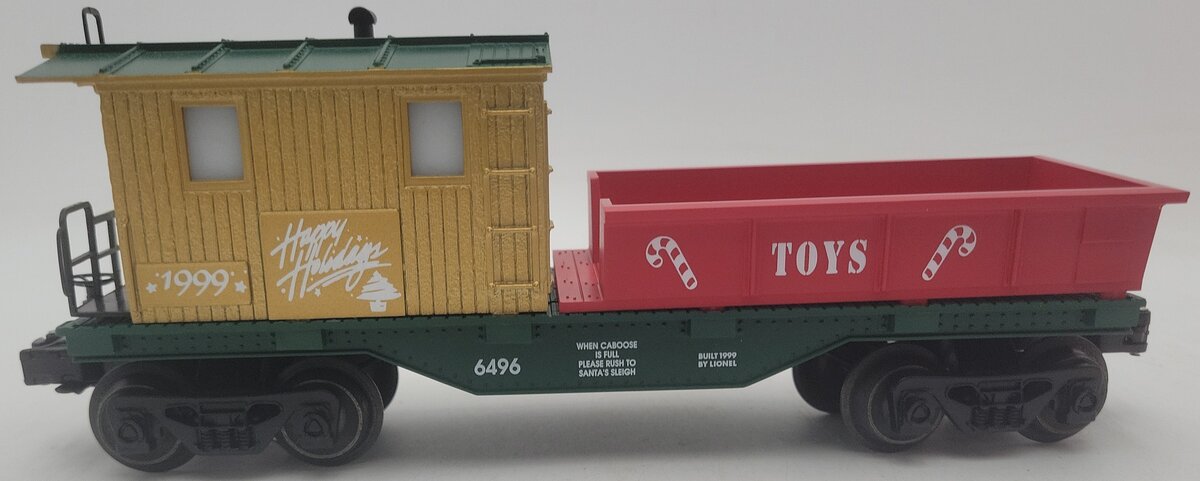 Lionel 6-26519 O Gauge Holiday Work Caboose #6496 EX/Box