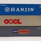 Evemodel O Scale Assorted Shipping 40ft High Cube Shipping Containers [3] EX