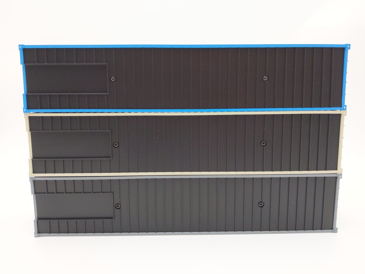 Evemodel O Scale Assorted Shipping 40ft High Cube Shipping Containers [3] EX