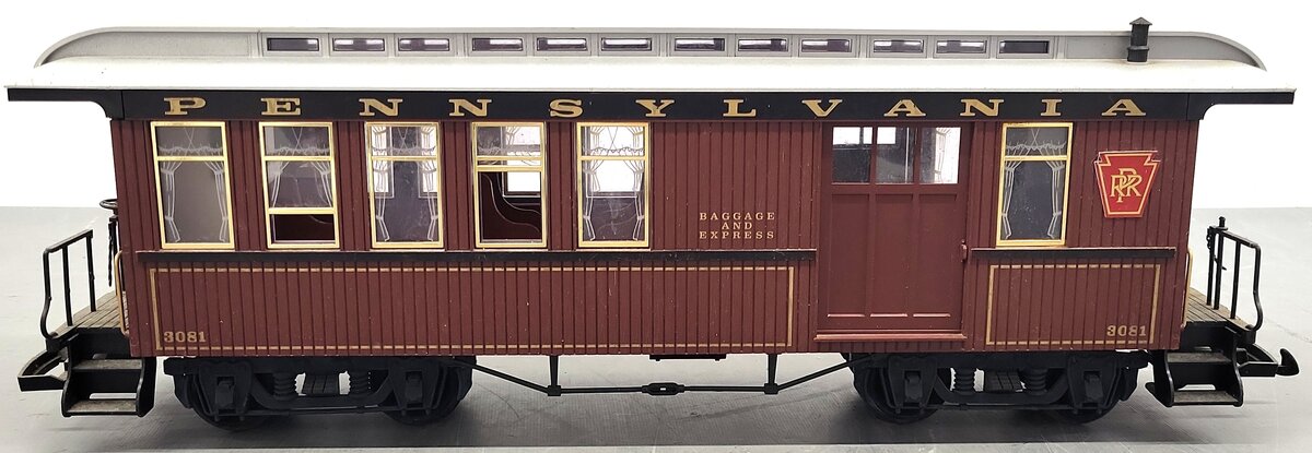 LGB 3081 E 02 G Scale Pennsylvania Baggage Car #3081 VG