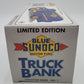 Marx Toys Sun001 Blue Sunoco Motor Fuel Truck Bank EX/Box