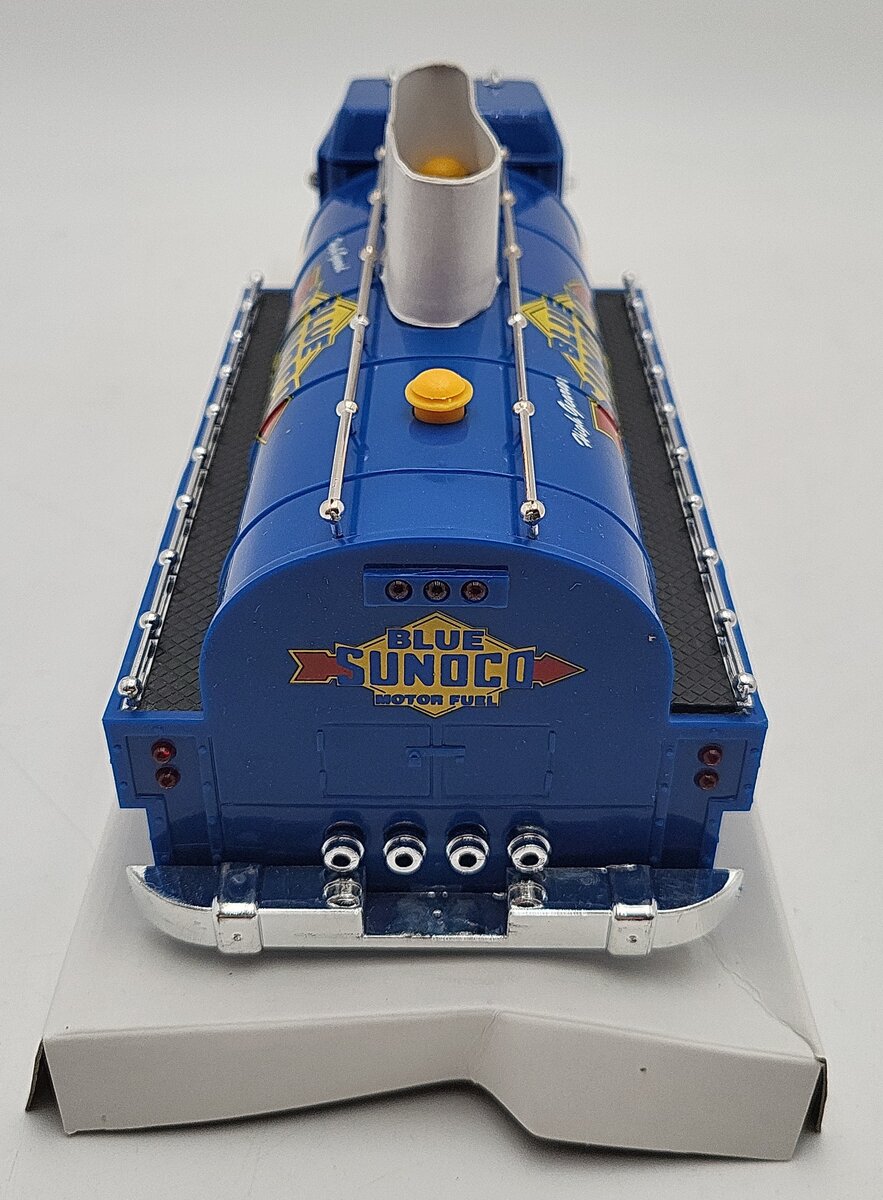 Marx Toys Sun001 Blue Sunoco Motor Fuel Truck Bank EX/Box
