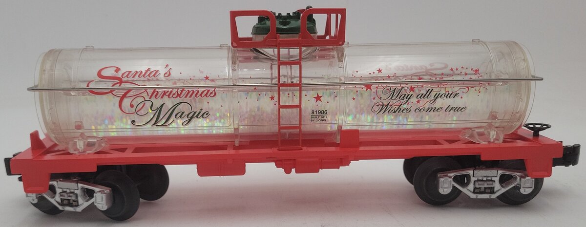 Lionel 6-81986 O Gauge Santa's Magic Christmas Wish Tank Car EX/Box